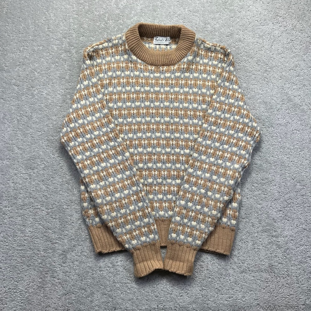 VINTAGE Frederick & Nelson Sweater Mens XL Orlon Acrylic Knit‎ Crewneck Chunky